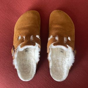 EUC Birkenstock Boston shearling clog- Size 38